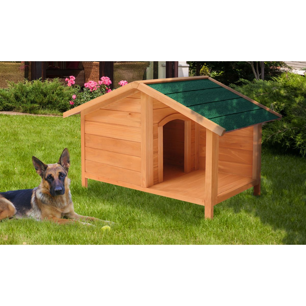 Jardikt Niche pour chien terrasse XL/XXL