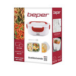 BEPER Boîte à déjeuner électrique Beper 1L + 450ml Rouge