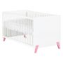 Voir la diapositive 2 : BABY PRICE Lit bébé évolutif Little Big Bed 140x70cm JOY coloris rose
