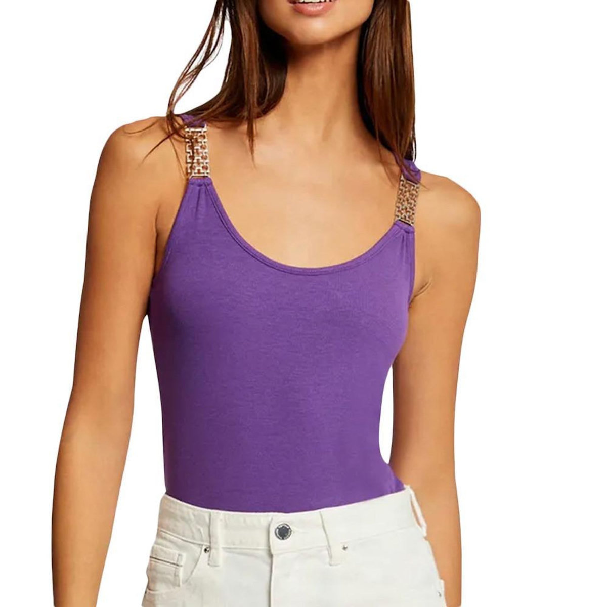 MORGAN Débardeur Violet Femme Morgan Dua