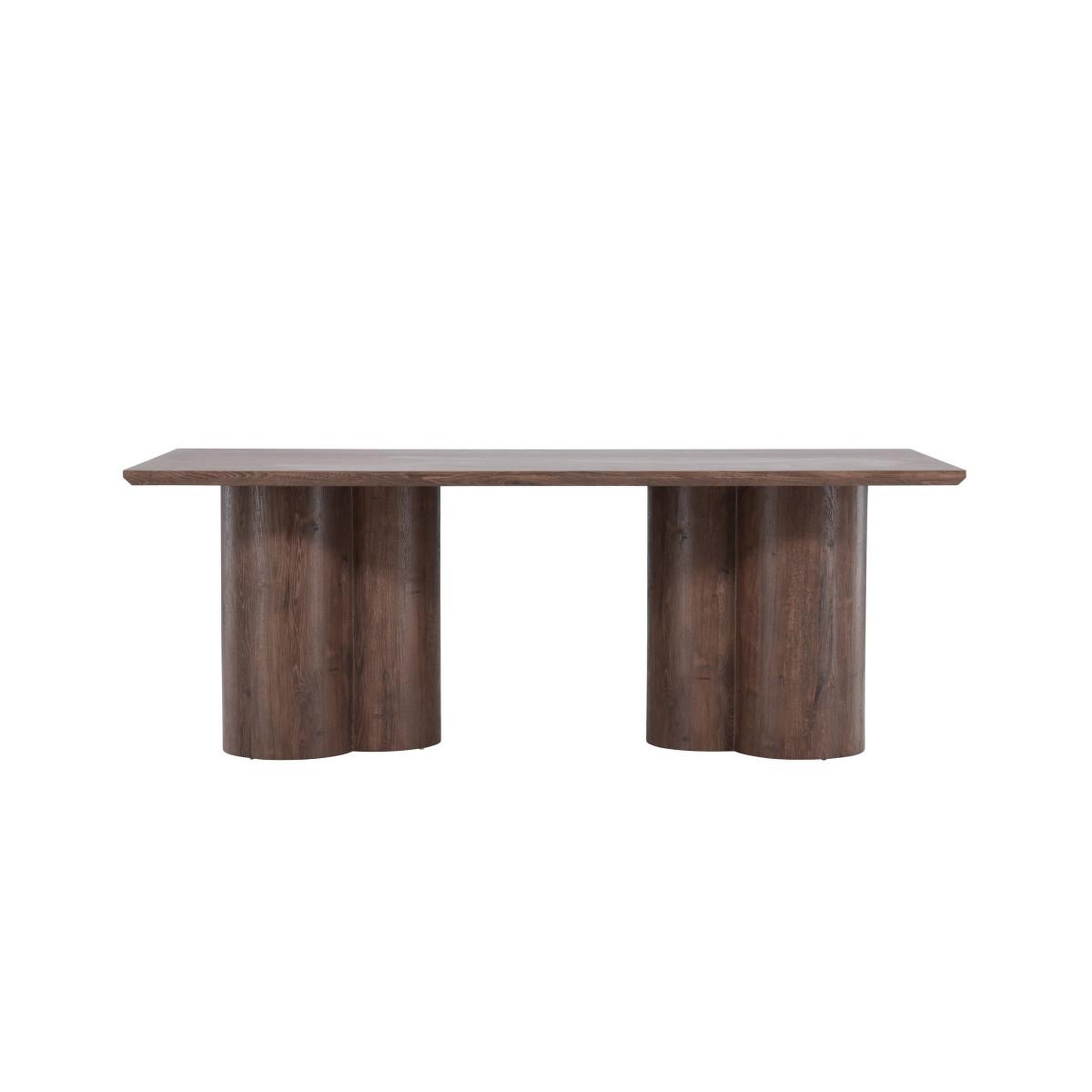 Voir la diapositive 2 : Paris Prix Table à manger design  olivia  210cm moka