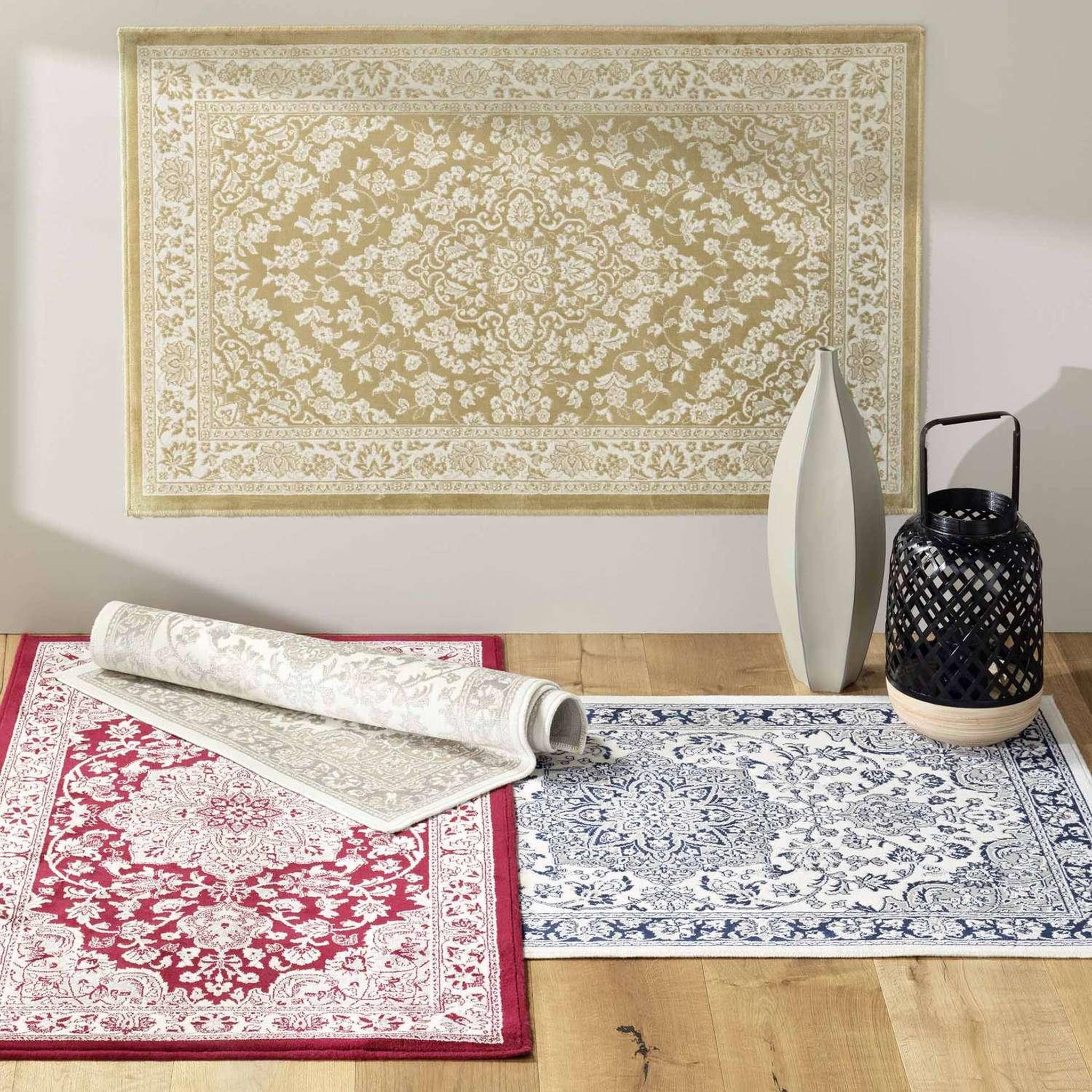 Voir la diapositive 3 : Douceur d'Intérieur Tapis soyeux safi - 68 x 110 cm - rouge