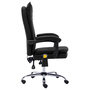 Voir la diapositive 3 : VIDAXL Chaise de bureau de massage Noir Similicuir