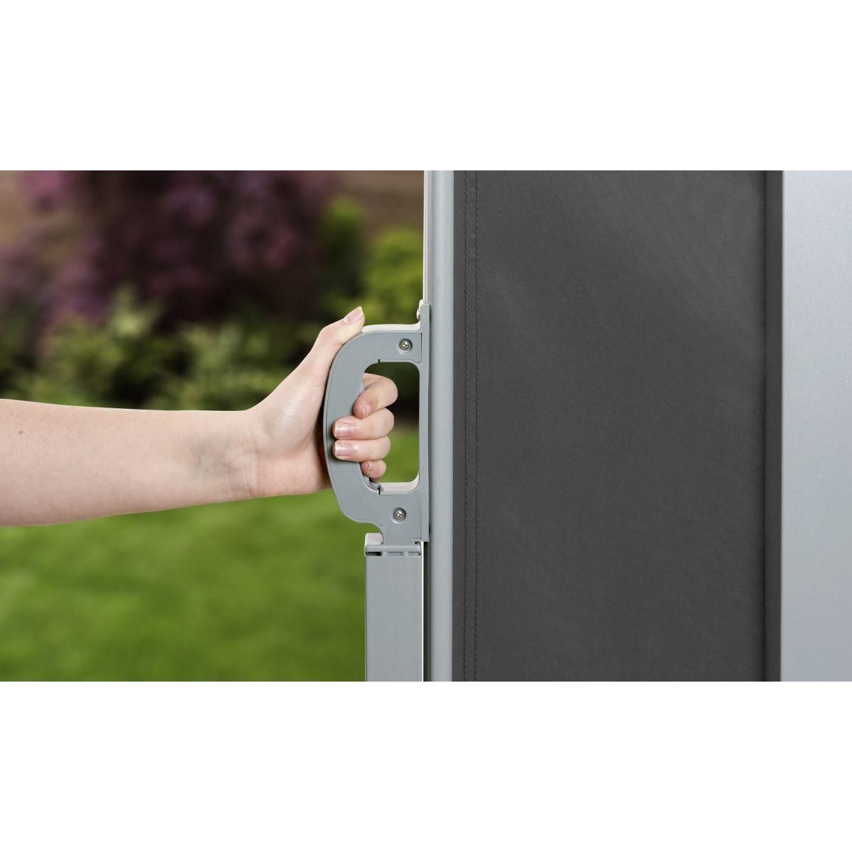 Inkazen Paravent rétractable 1,8 x 4 m anthracite