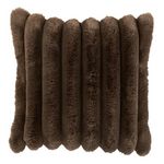 Paris Prix Coussin Déco  Corduroy  45x45cm Chocolat