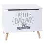 Voir la diapositive 1 : Atmosphera Kids Coffre de rangement enfant Petit Bazar - L. 58 x H. 38 cm - Blanc