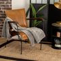Voir la diapositive 3 : ATMOSPHERA Plaid Doux Uni  Flanel  125x150cm Gris