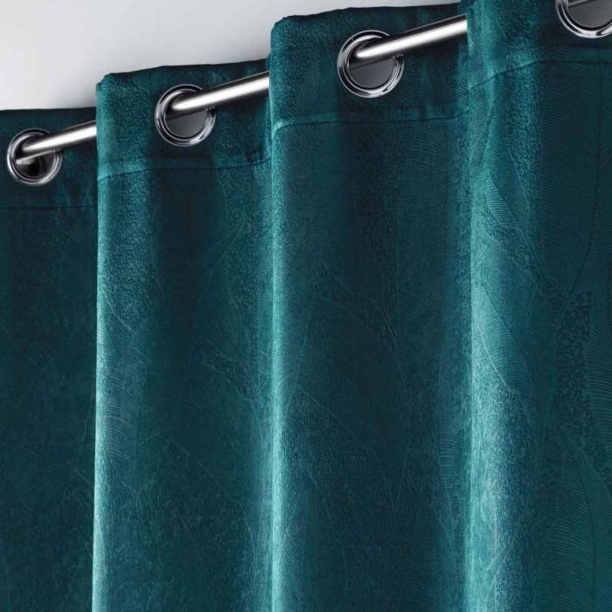 Paris Prix Rideau Occultant  Mélodie  135x240cm Pétrole