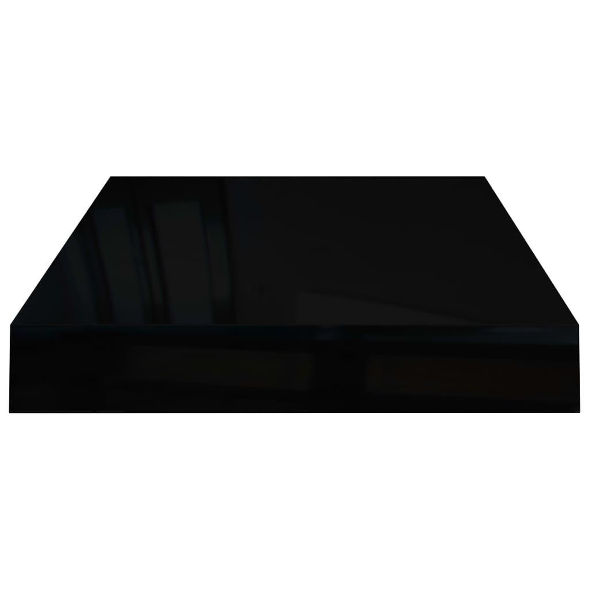 Voir la diapositive 5 : VIDAXL Etagere murale flottante Noir brillant 40x23x3,8 cm MDF