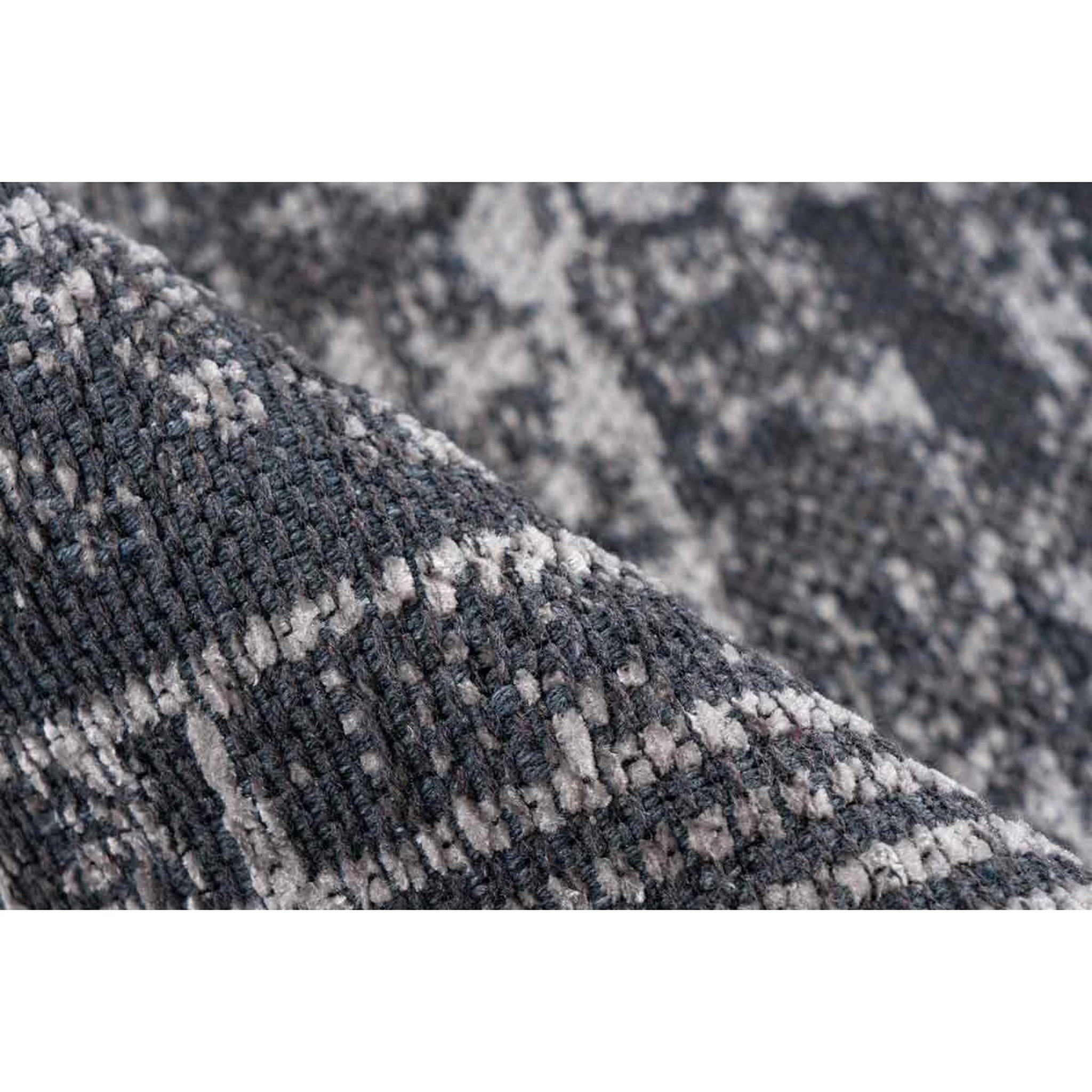 Voir la diapositive 3 : Paris Prix Tapis Tissé à Poils Plats Rétro  Kalevi  Gris