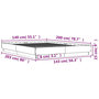 Voir la diapositive 6 : VIDAXL Cadre de lit avec LED sans matelas sonoma gris 140x200 cm