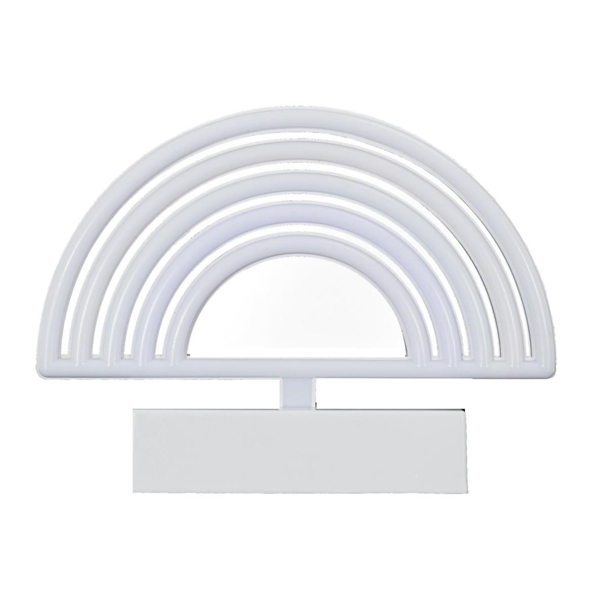 Voir la diapositive 2 : The Home Deco Factory Lampe led effet néon  arc en ciel  22cm multicolore