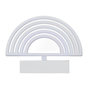 Voir la diapositive 2 : Paris Prix Lampe LED Effet Néon  Arc en Ciel  22cm Multicolore