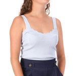 JACQUELINE DE YONG Top  Femme JDY Nanna Sunny. Coloris disponibles : Bleu