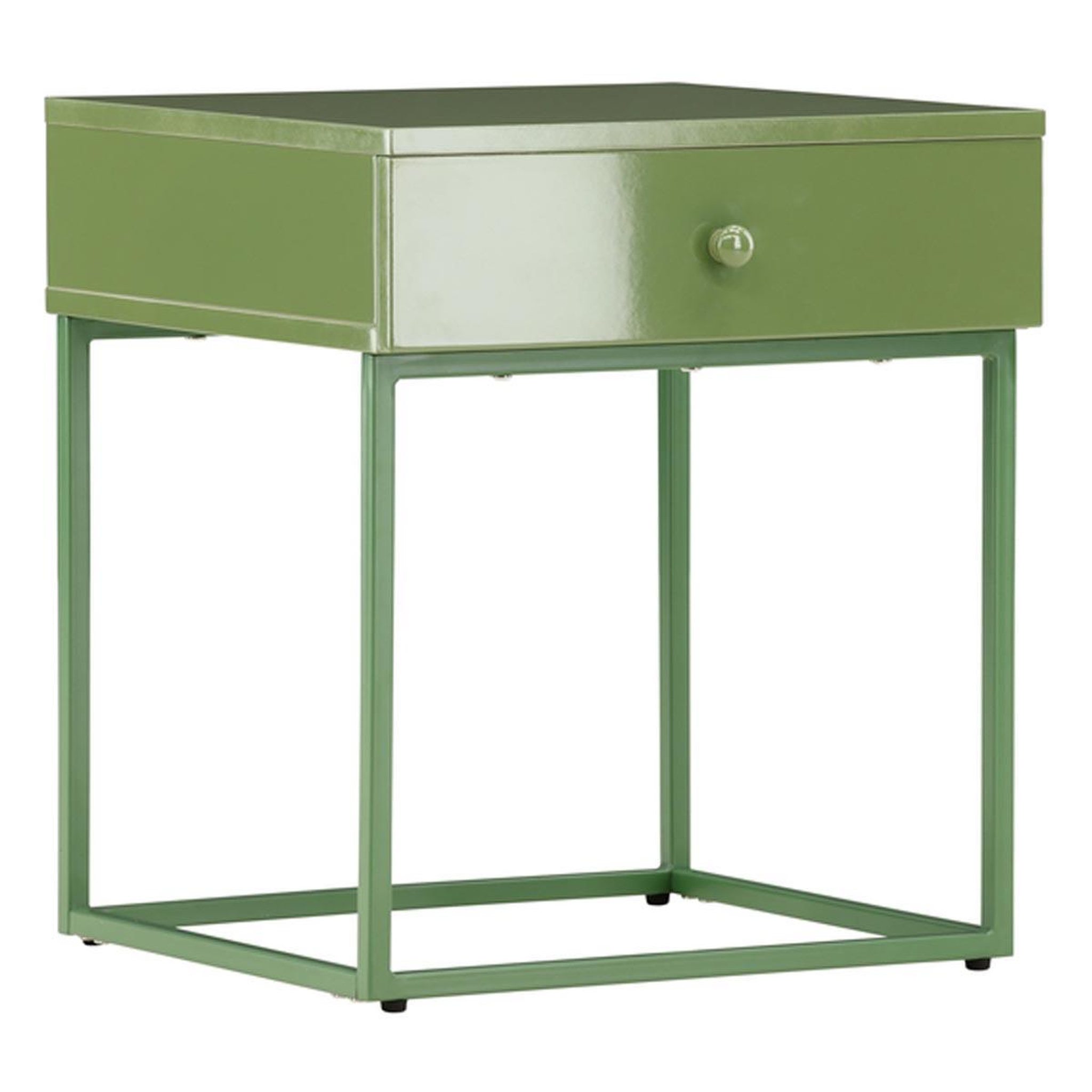 Paris Prix Table de Chevet 1 Tiroir  Bakal  50cm Vert