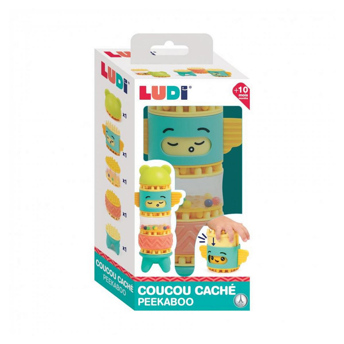 LUDI Coucou cache picoton - Jeu de construction
