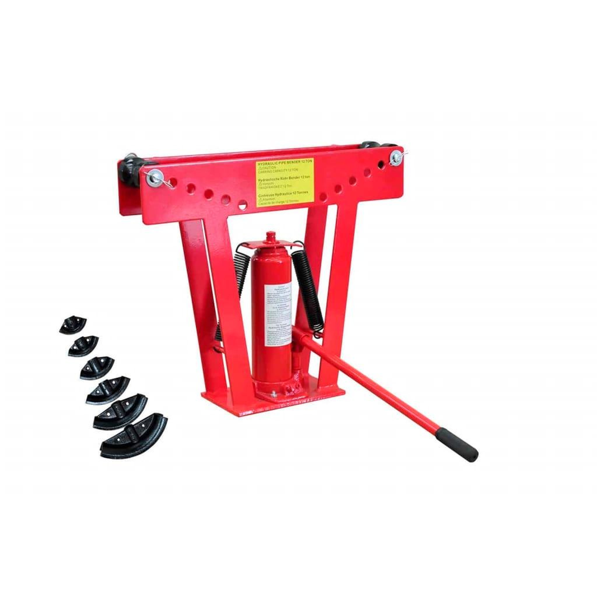 VIDAXL Cintreuse-Presse a cintrer hydraulique 12 T + 6 matrices