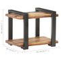Voir la diapositive 6 : VIDAXL Table de chevet 50x40x40 cm Bois de recuperation massif