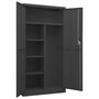 Voir la diapositive 5 : VIDAXL Armoire a casiers Anthracite 90x40x180 cm Acier