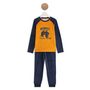 Voir la diapositive 1 : IN EXTENSO Ensemble pyjama velours ours garçon