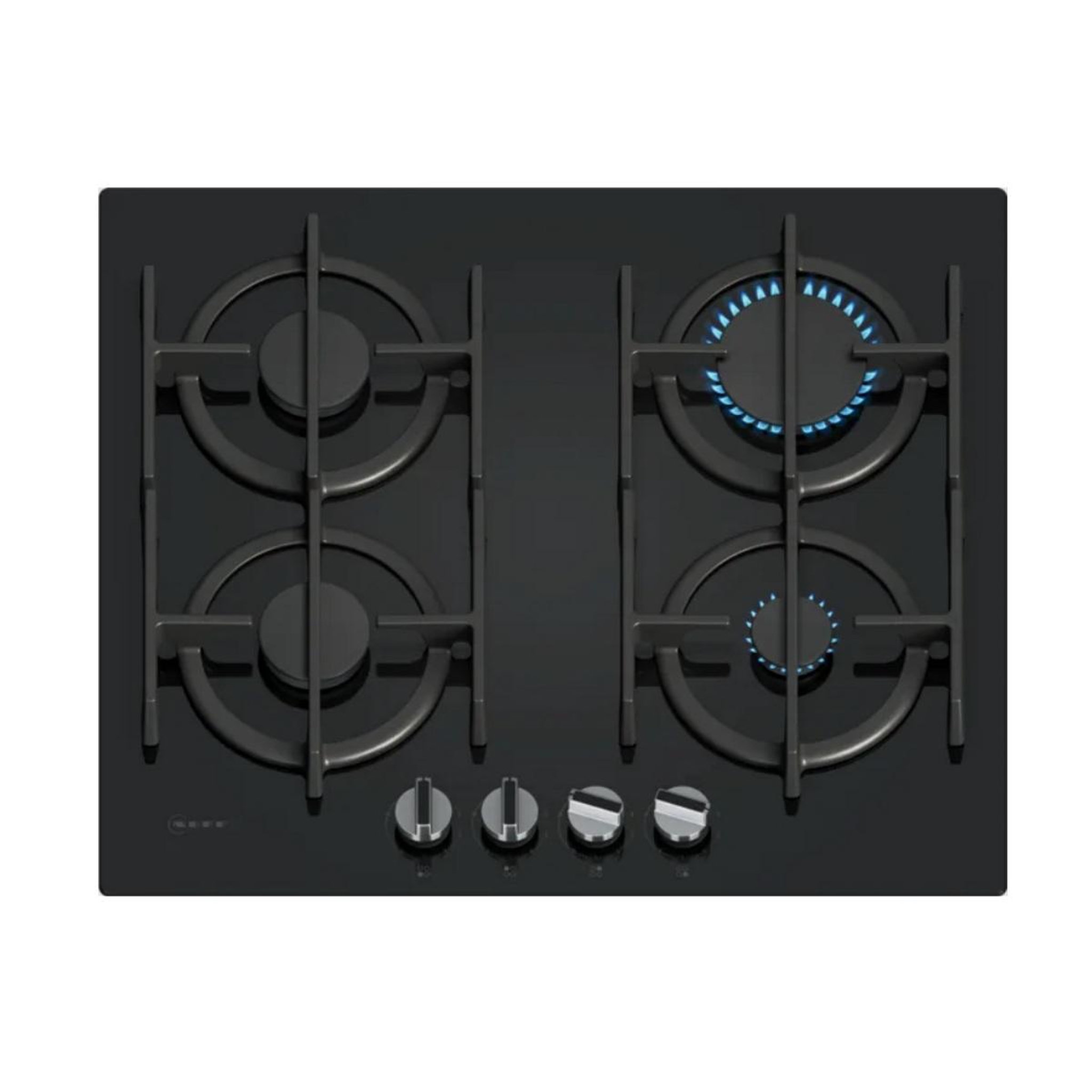 Neff Table de cuisson à gaz 59cm 4 feux noir 7500w noir - T26PIP4S0