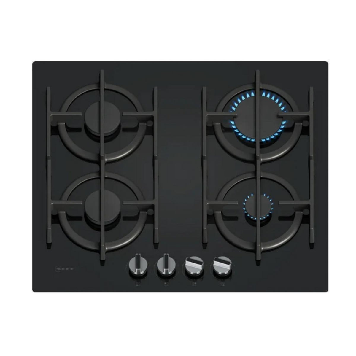 Neff Table de cuisson à gaz 59cm 4 feux noir 7500w noir - T26PIP4S0
