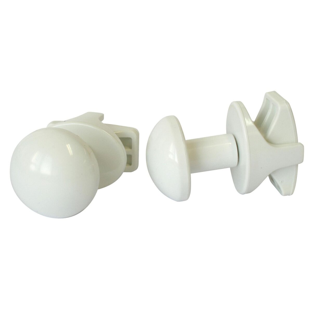 CENTRALE BRICO Lot de deux patères  O  pour sèche-serviettes