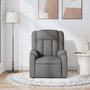 Voir la diapositive 3 : VIDAXL Fauteuil de massage inclinable Gris fonce Tissu