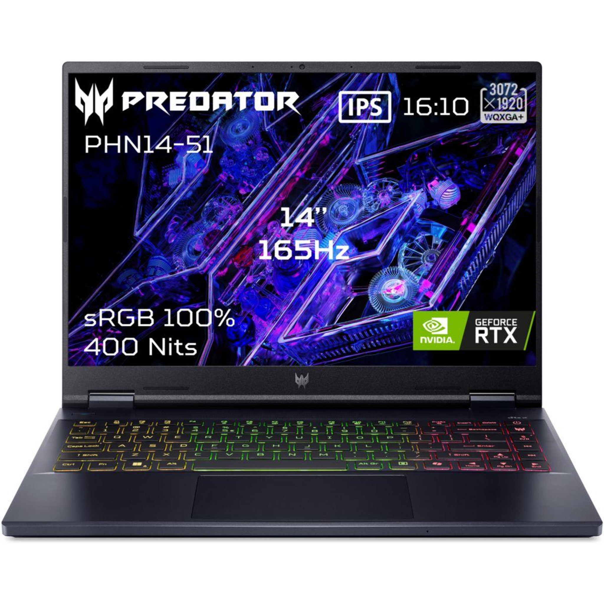 Voir la diapositive 1 : ACER PC Gamer Predator Helios Neo 14 PHN14-51-94KX