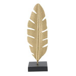 Paris Prix Plume Déco en Métal  Bougeoir  34cm Or