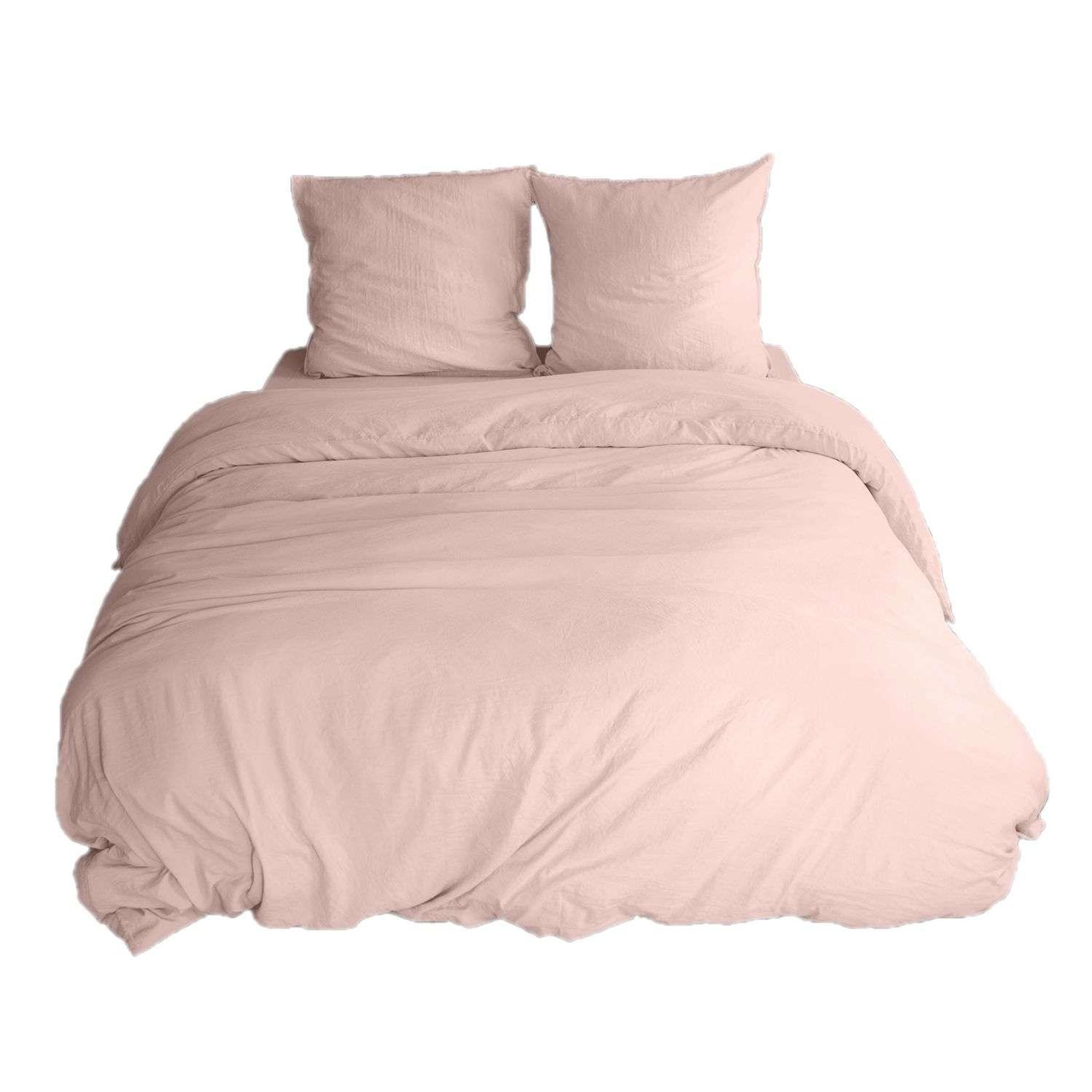 Voir la diapositive 1 : COTE DECO Parure de lit - 100% microfibre lavée