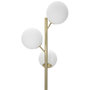 Voir la diapositive 6 : Paris Prix Lampadaire 3 Sphères  Glamy Luci  190cm Blanc & Or
