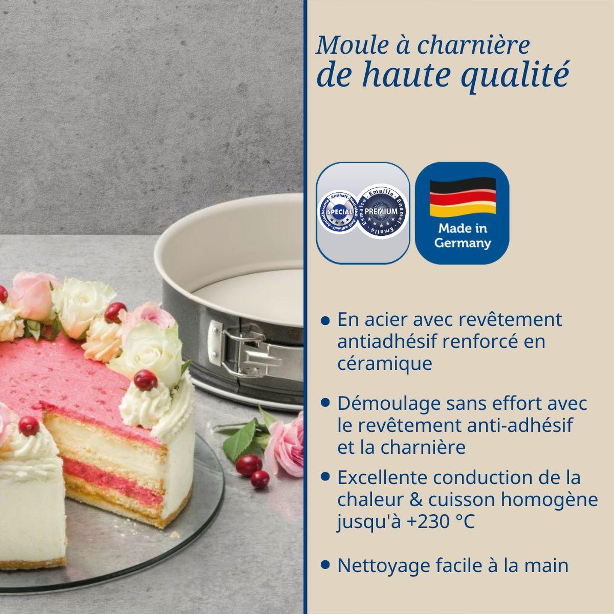 Voir la diapositive 3 : DR.OETKER Moule à manqué 28 cm dr.oetker back trend