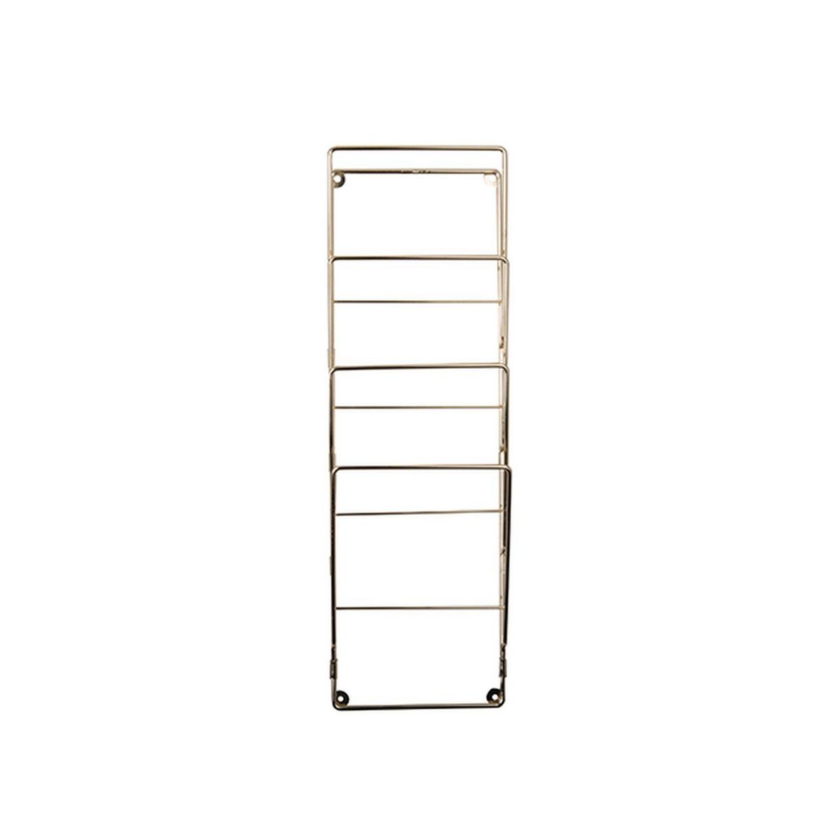 PRESENT TIME Porte-Revues mural élégant en acier