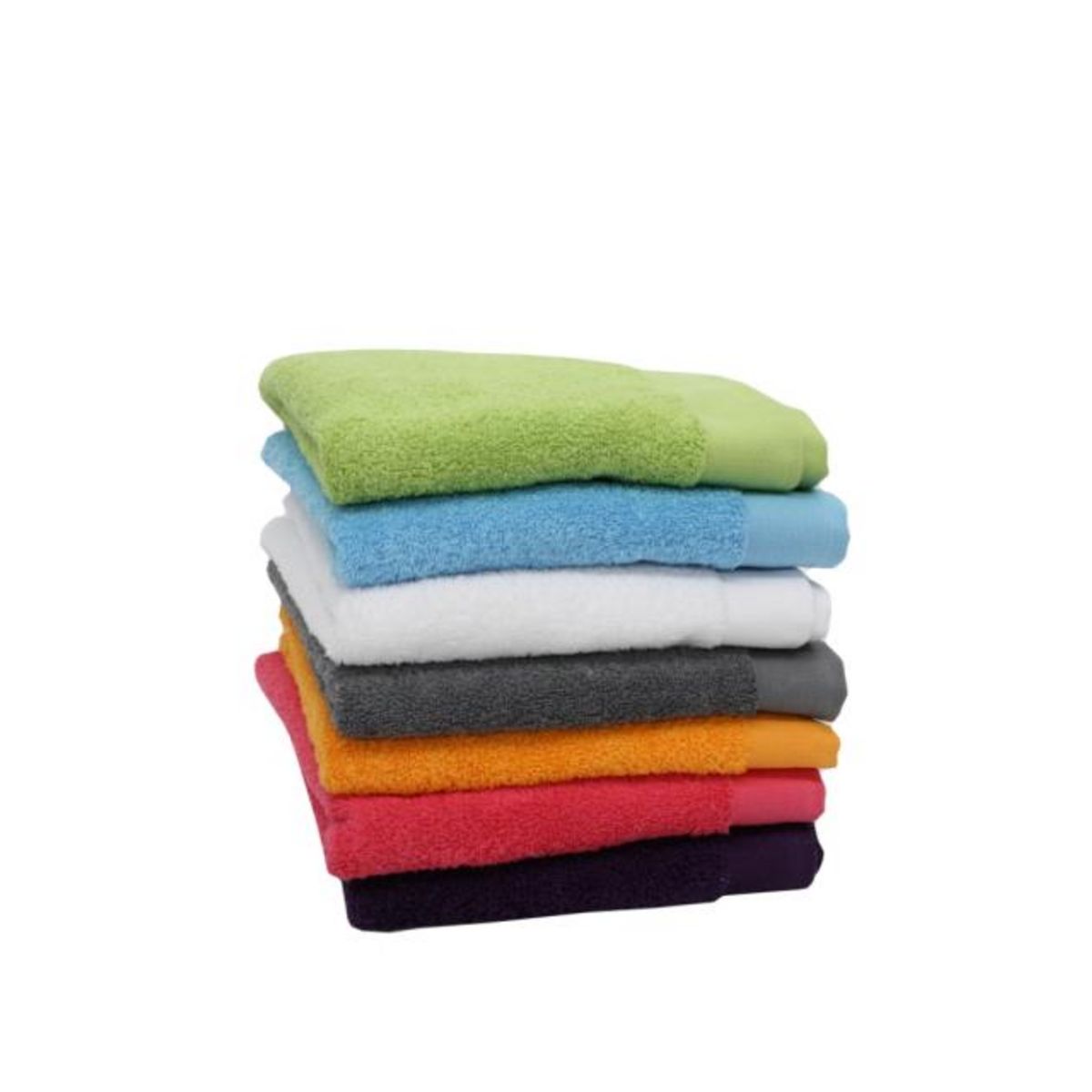 AUCHAN Serviette UNIE COLOR