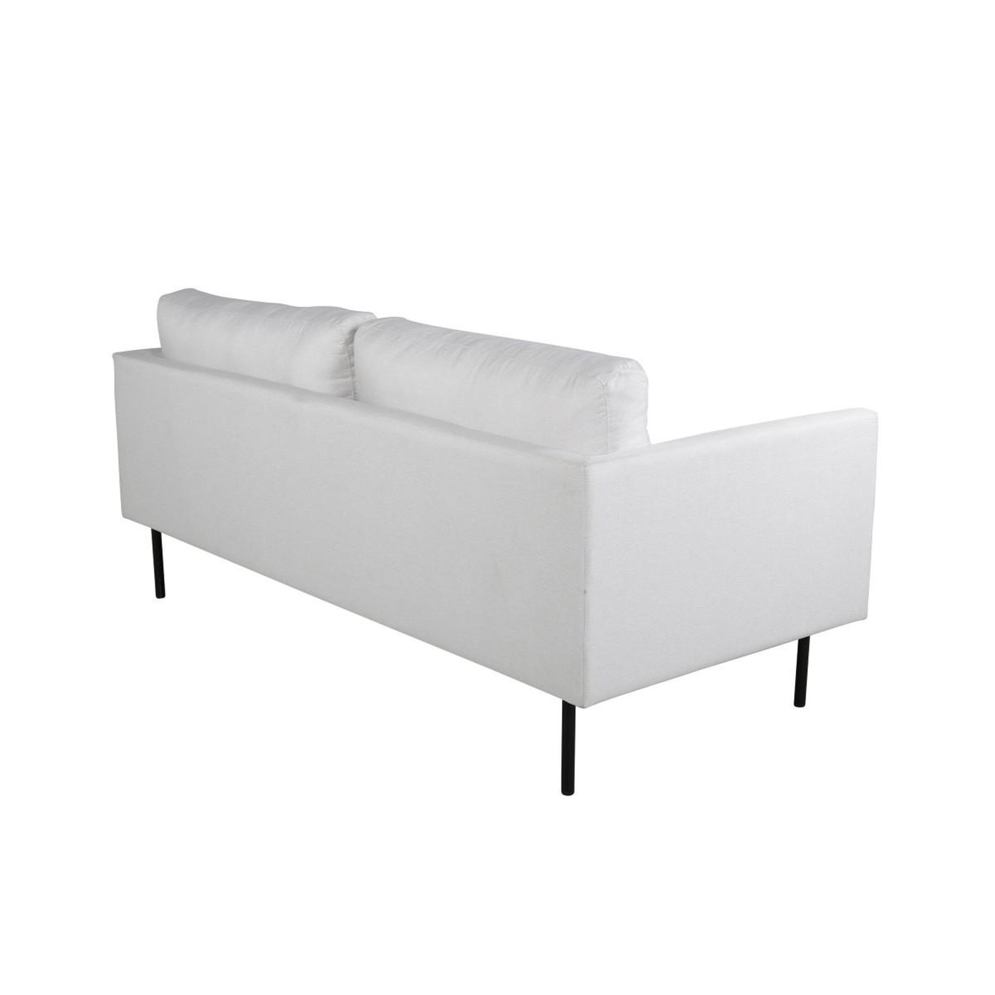 Voir la diapositive 4 : Paris Prix Canapé 2 places en tissu  zoom  180cm beige clair