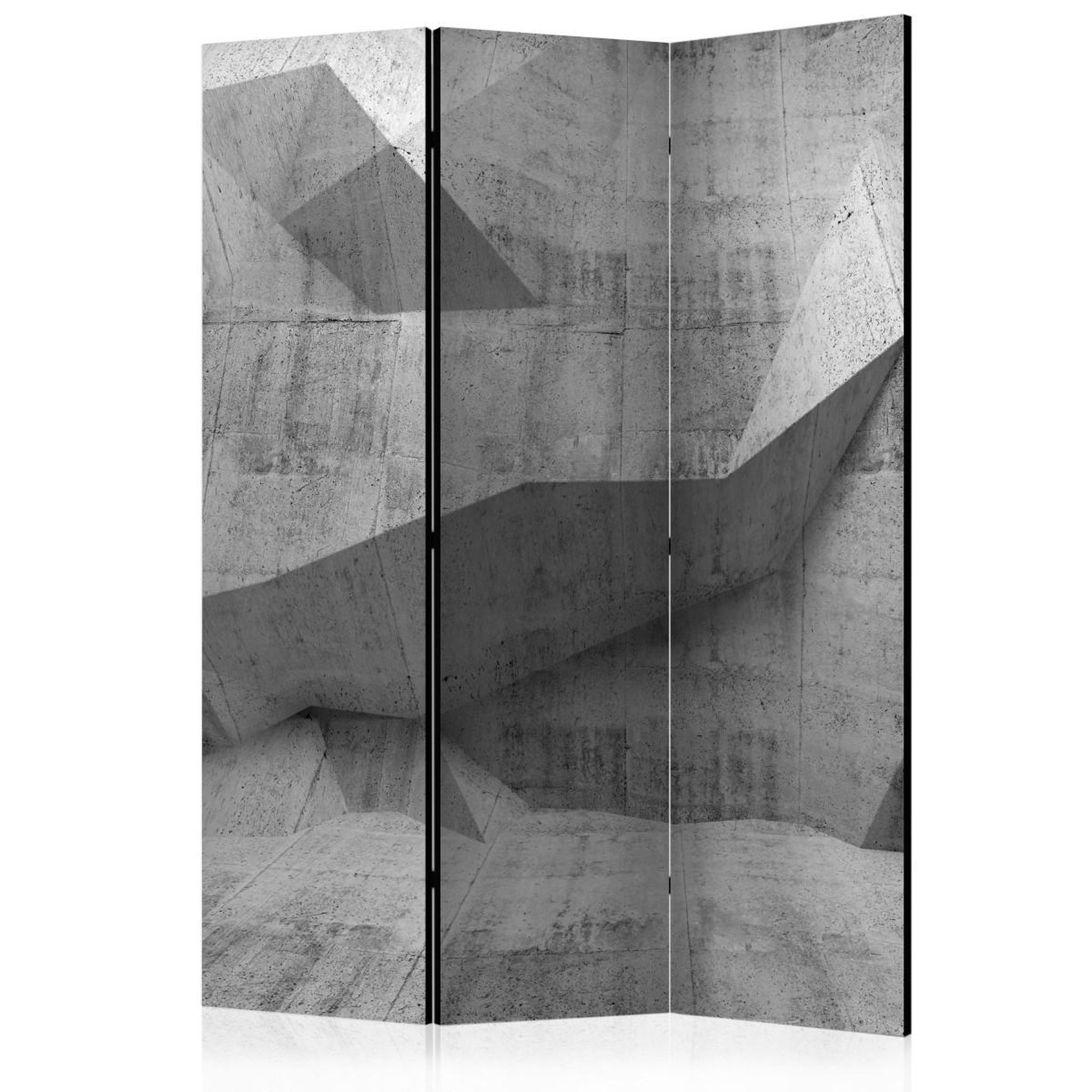 Paris Prix Paravent 3 volets  concrete geometry  135x172cm