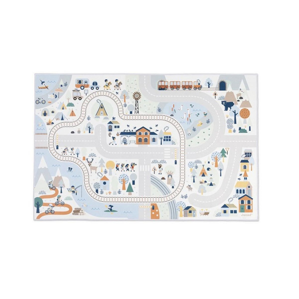 Juratoys-Janod Cross roads - Tapis de voiture La valle blanche