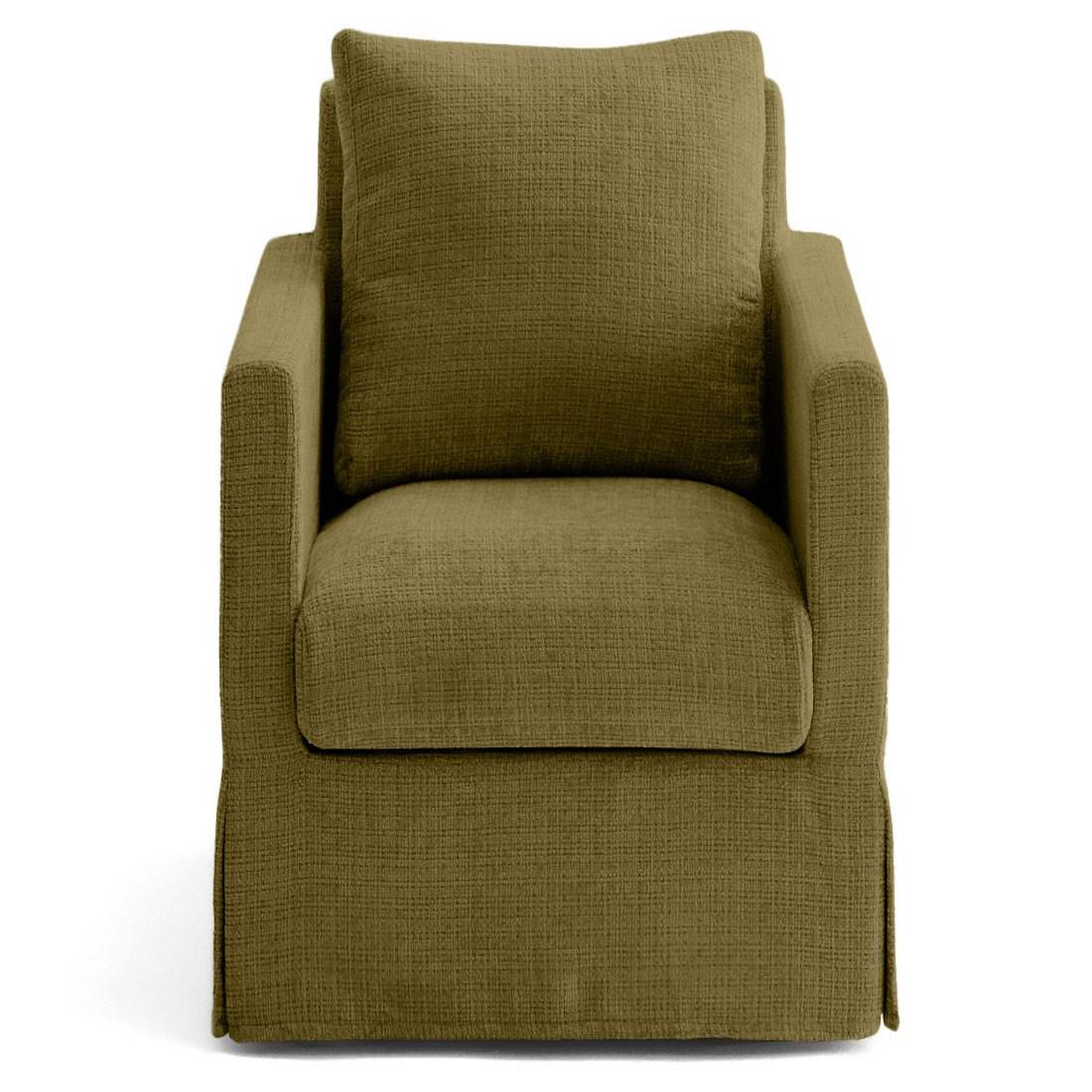 Voir la diapositive 3 : LISA DESIGN Serena - housse en velours texturé pour fauteuil