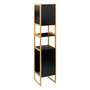 Voir la diapositive 1 : FIVE Colonne 2 Portes  Natureo  170cm Noir