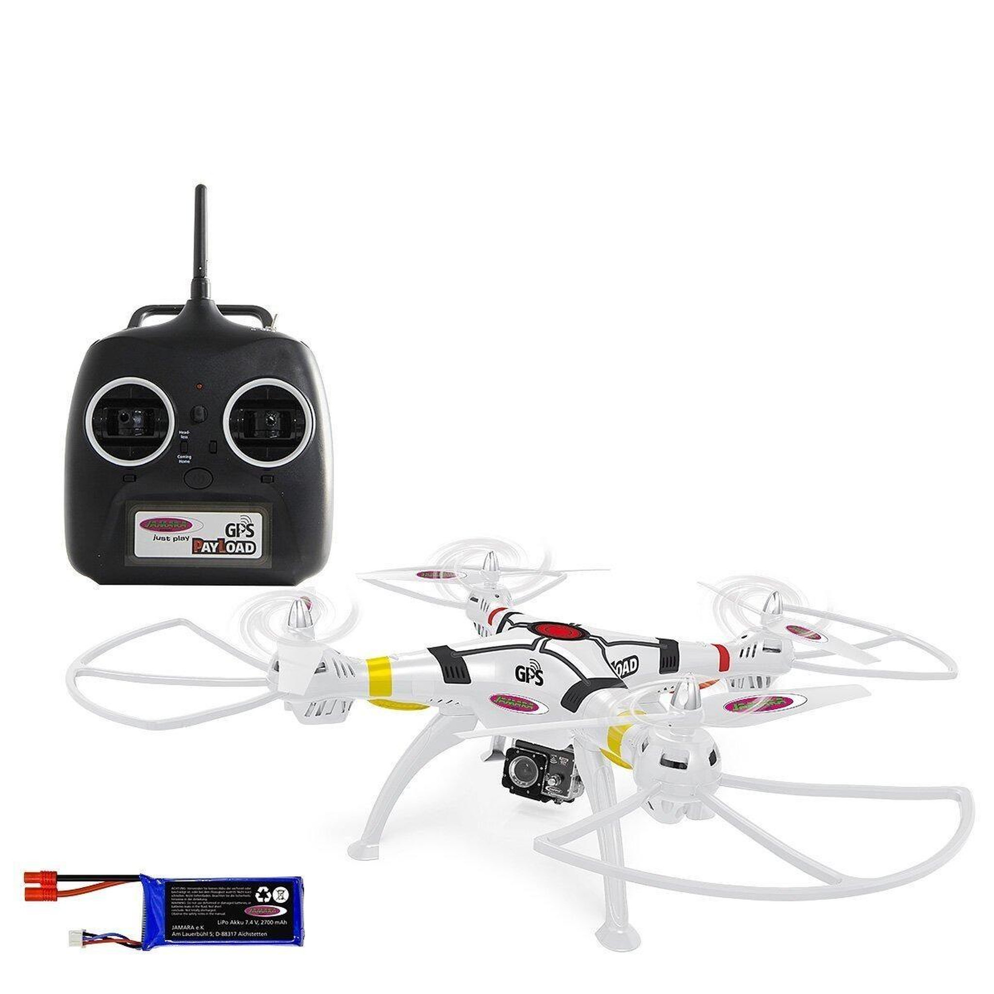 Jamara Payload gps drone altitude full hd wifi coming home