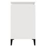 Voir la diapositive 5 : VIDAXL Table de chevet blanc brillant 40x35x70 cm bois d'ingenierie