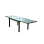 Voir la diapositive 1 : CONCEPT USINE Table de jardin extensible en aluminium grise BRESCIA