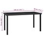 Voir la diapositive 6 : VIDAXL Ensemble a manger de jardin 7 pcs Resine tressee Noir