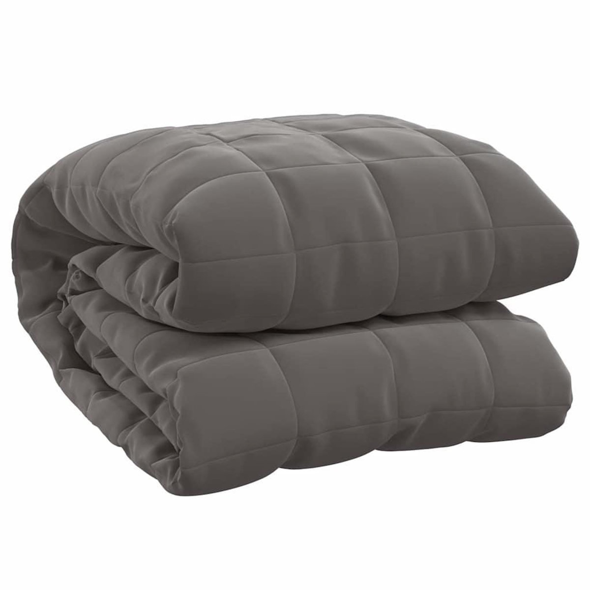VIDAXL Couverture lestee Gris 200x200 cm 13 kg Tissu