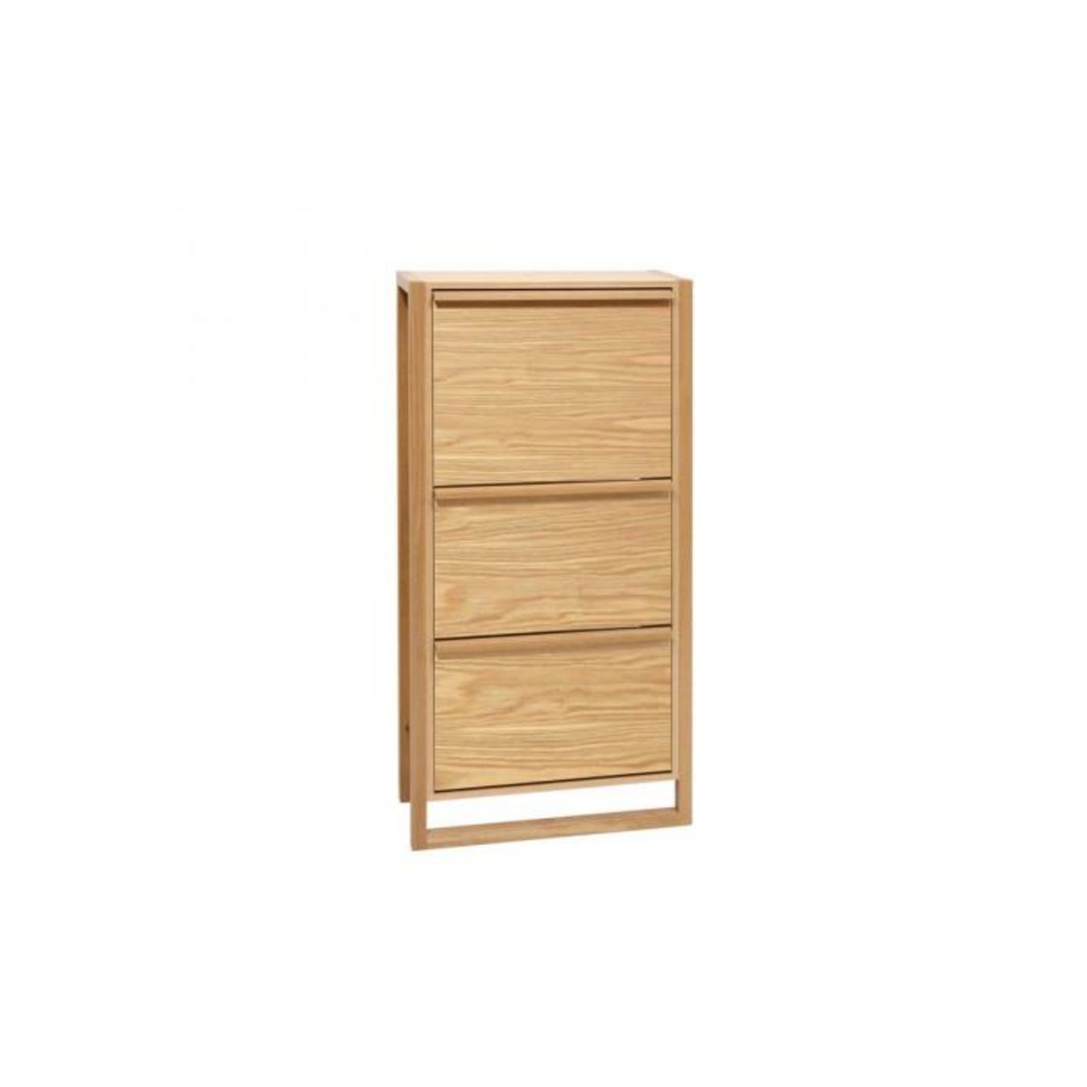 Paris Prix Meuble à Chaussures 3 Compartiments  NewEst  138cm Chêne