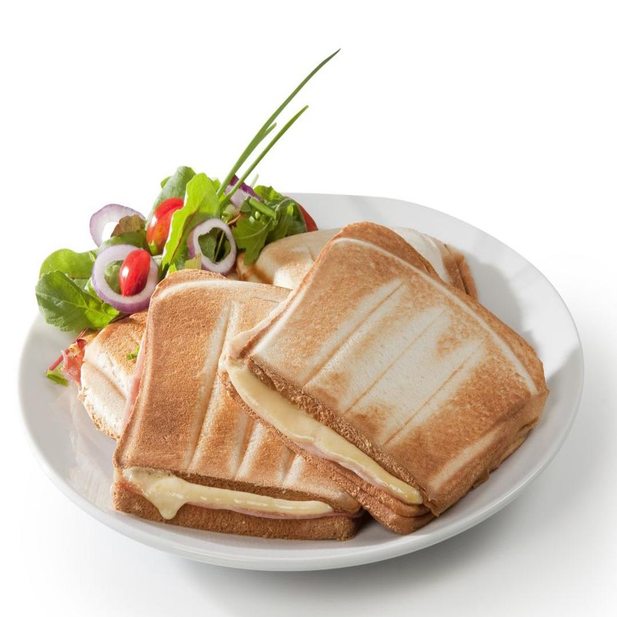 Voir la diapositive 3 : Domo Appareil à croque-monsieur 1800w blanc - DO9064C