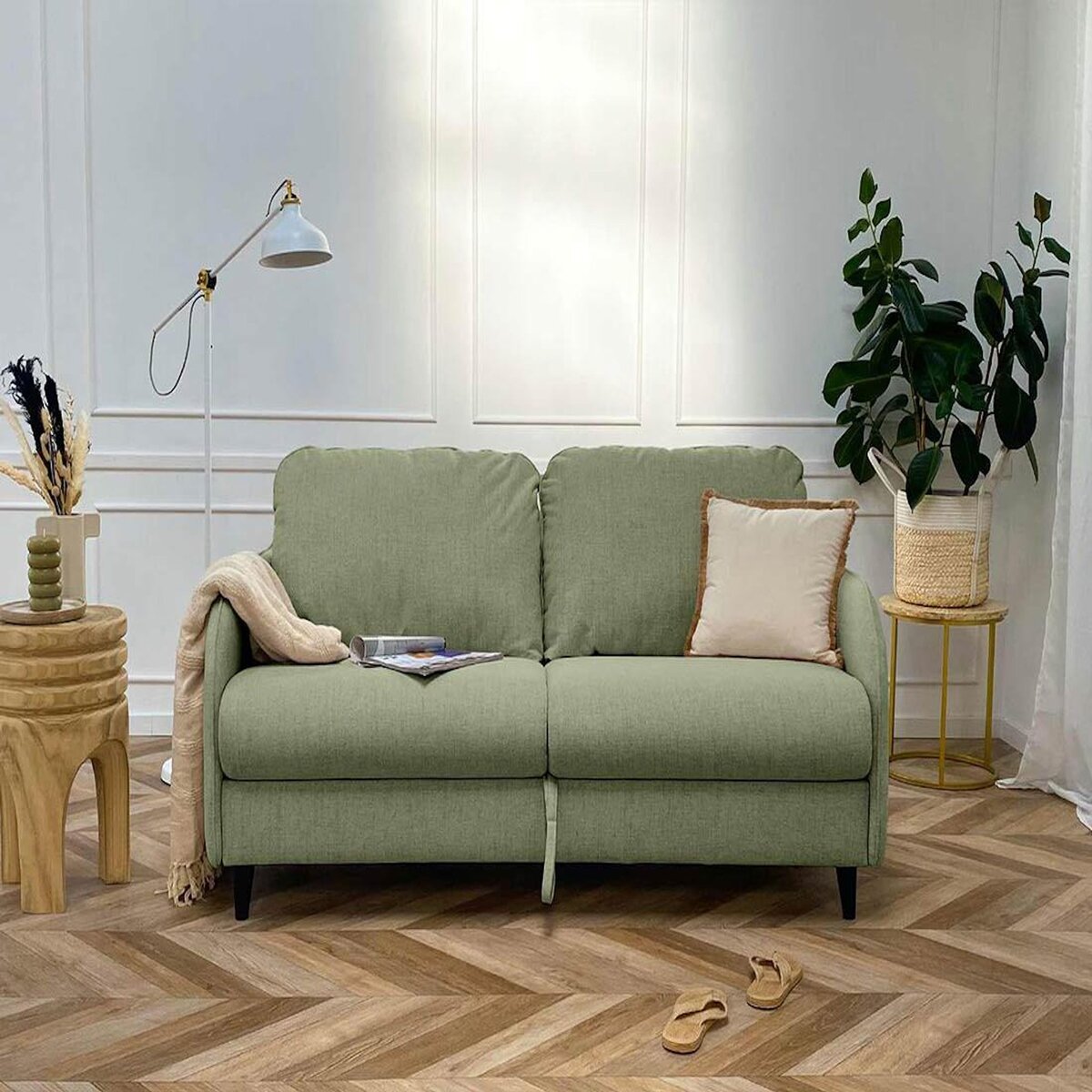 BEST MOBILIER Cosmos - canapé 3 places convertible express couchage quotidien 140 cm matelas 11 cm en tissu