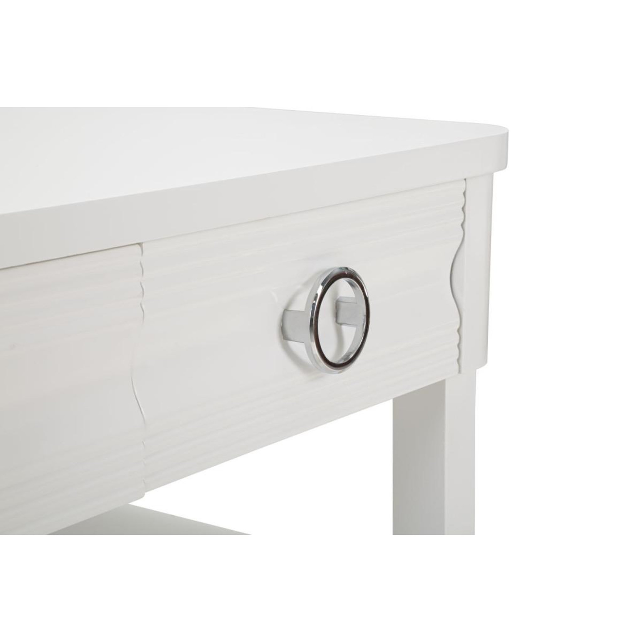 Voir la diapositive 6 : Paris Prix Table basse en bois  shine  90cm blanc