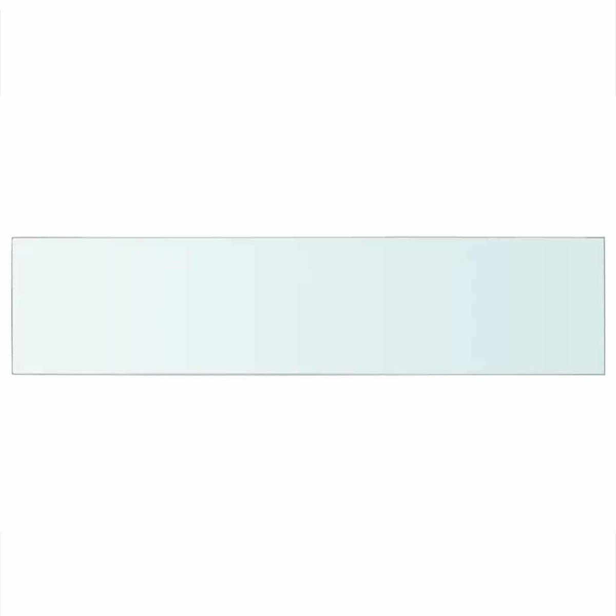 VIDAXL Panneaux d'etagere 2 pcs Verre Transparent 110 x 25 cm